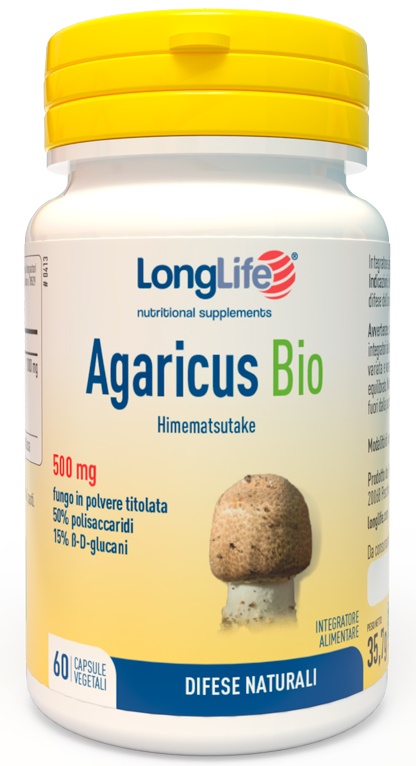 LONGLIFE AGARICUS BIO 60 CAPSULE - Antica Farmacia Ferrari
