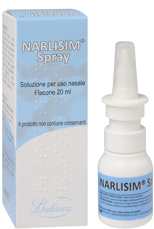 NARLISIM SPRAY SOLUZIONE NASALE 20 ML - Antica Farmacia Ferrari