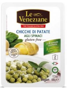 LE VENEZIANE CHICCHE DI PATATE AGLI SPINACI 500 G - Antica Farmacia Ferrari