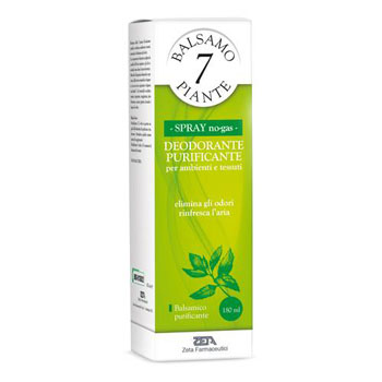 BALSAMO DELLE 7 PIANTE BALSAMICO DEODORANTE PURIFICANTE PER AMBIENTI E TESSUTI POMPA SPRAY + ASTUCCIO 180 ML - Antica Farmacia Ferrari