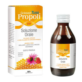 GOLASEPT TUSS PROPOLI BABY SOLUZIONE ORALE 150 ML - Antica Farmacia Ferrari
