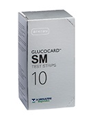 TEST STRIPS PER MISURAZIONE GLICEMIA GLUCOCARD SM 10 PEZZI - Antica Farmacia Ferrari