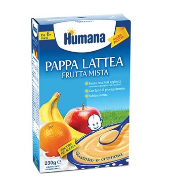 HUMANA PAPPA FRUTTA MISTA 230 G - Antica Farmacia Ferrari