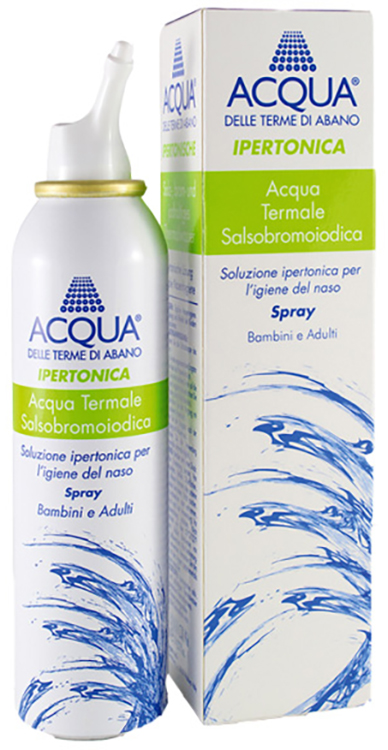 ACQUA DELLE TERME DI ABANO IPERTONICA SPRAY IRRIGAZIONE NASALE 125 ML - Antica Farmacia Ferrari