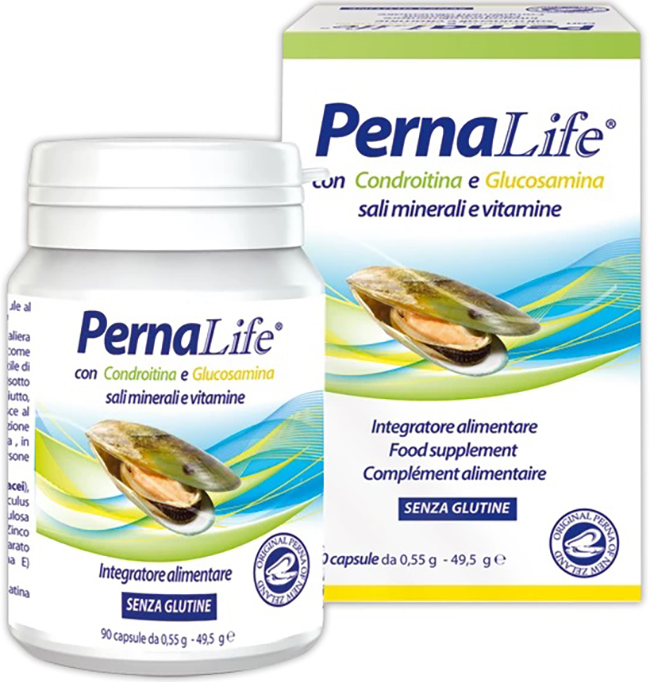 PERNALIFE GLUCOSAMINA CONDROITINA VITAMINE E MINERALI 90 CAPSULE - Antica Farmacia Ferrari