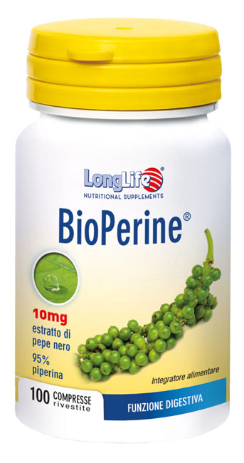 LONGLIFE BIOPERINE 100 COMPRESSE - Antica Farmacia Ferrari