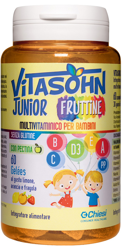 VITASOHN JUNIOR FRUTTINE 60 CARAMELLE - Antica Farmacia Ferrari