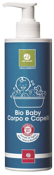 NATI NATURALI BIO BABY CORPO E CAPELLI 2 IN 1 400 ML - Antica Farmacia Ferrari