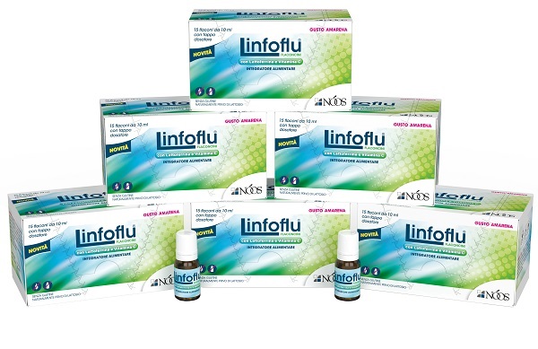 LINFOFLU MULTIPACK CONFEZIONE MULTIPLA DA 6 ASTUCCI X 15 FLACONCINI CONTIENE ZUCCHERO ED EDULCORANTE - Antica Farmacia Ferrari