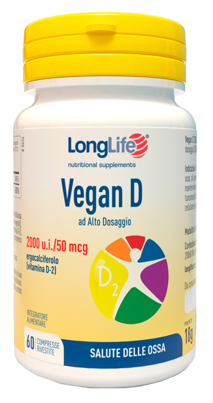 LONGLIFE VEGAN D 60 COMPRESSE - Antica Farmacia Ferrari