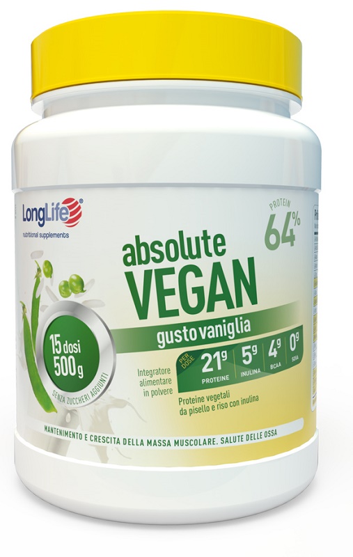 LONGLIFE ABSOLUTE VEGAN 500 G - Antica Farmacia Ferrari