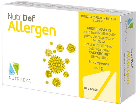 NUTRIDEF ALLERGEN 30 COMPRESSE - Antica Farmacia Ferrari