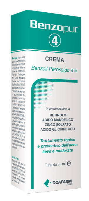BENZOPUR 4 CREMA 30 ML - Antica Farmacia Ferrari