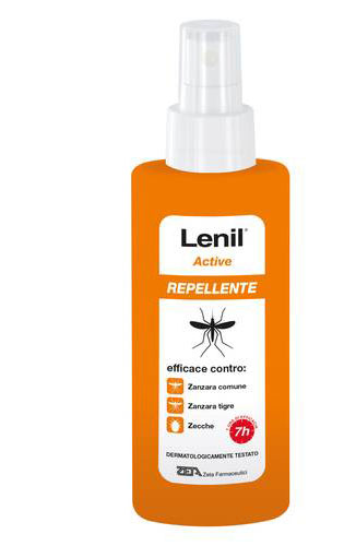 LENIL ACTIVE SPRAY SOLUZIONE ANTIZANZARA IN FLACONE + POMPA SPRAY 100 ML - Antica Farmacia Ferrari