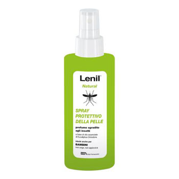 LENIL NATURAL SOLUZIONE ANTIZANZARA IN FLACONE + POMPA SPRAY 100 ML - Antica Farmacia Ferrari