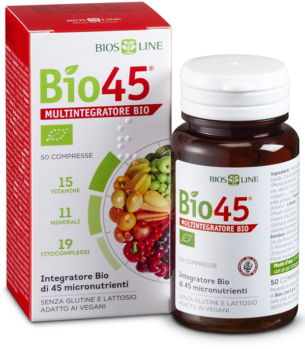 BIOSLINE BIO 45 50 COMPRESSE CERT QCERT - Antica Farmacia Ferrari