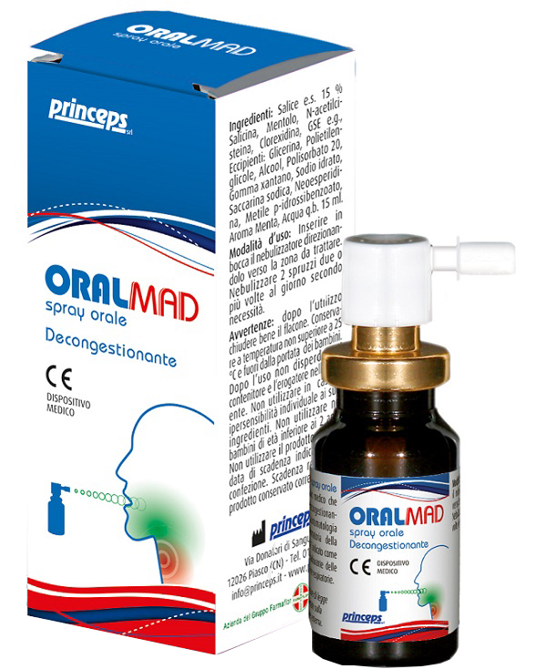 ORALMAD SPRAY 15 ML - Antica Farmacia Ferrari