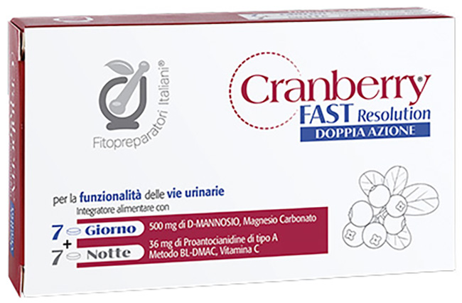 CRANBERRY D-FAST 7 COMPRESSE + 7 COMPRESSE - Antica Farmacia Ferrari