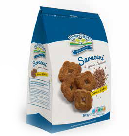 HAPPY FARM BISCOTTI SARACENI 300 G - Antica Farmacia Ferrari