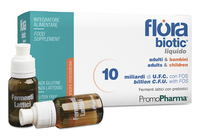 FLORA LIQUIDO ADULTI & BAMBINI 10 FLACONCINI X 10 ML - Antica Farmacia Ferrari
