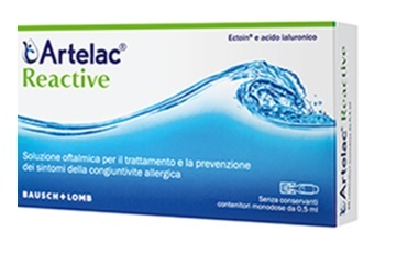 ARTELAC REACTIVE SOLUZIONE OFTALMICA MONODOSE 20 UNITA' DA 0,5 ML - Antica Farmacia Ferrari