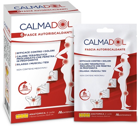CALMADOL FASCIA RISCALDANTE PACK 6 PEZZI - Antica Farmacia Ferrari