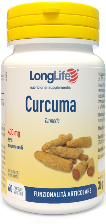 LONGLIFE CURCUMA 60 CAPSULE VEGETALI - Antica Farmacia Ferrari