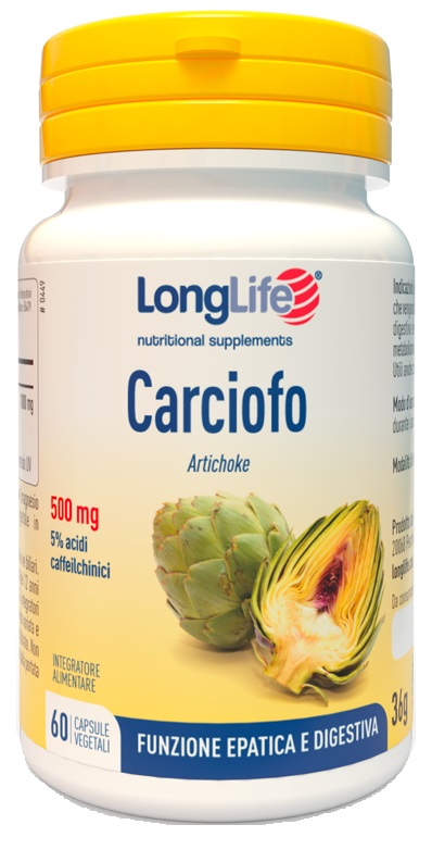 LONGLIFE CARCIOFO 60 CAPSULE VEGETALI - Antica Farmacia Ferrari