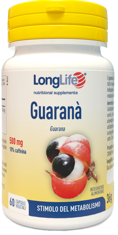 LONGLIFE GUARANA 60 CAPSULE VEGETALI - Antica Farmacia Ferrari