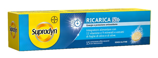 SUPRADYN RICARICA 50+ 15 COMPRESSE EFFERVESCENTI - Antica Farmacia Ferrari