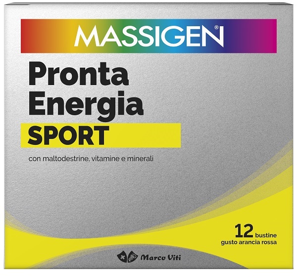 MASSIGEN SPORT PRONTA ENERGIA 12 BUSTINE - Antica Farmacia Ferrari