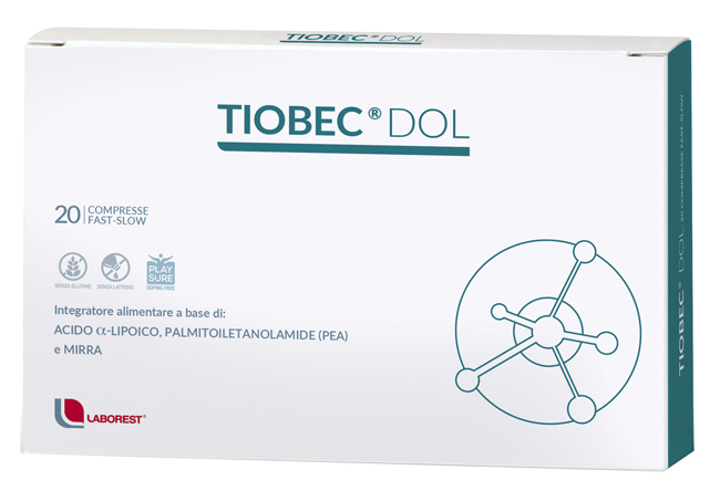 TIOBEC DOL 20 COMPRESSE DA 1455 MG - Antica Farmacia Ferrari