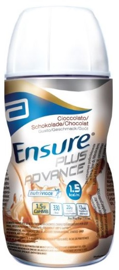 ENSURE PLUS ADVANCE CIOCCOLATO 4 BOTTIGLIE DA 220 ML - Antica Farmacia Ferrari