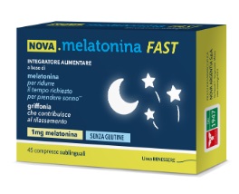 NOVA MELATONINA FAST 45 COMPRESSE 1MG DI MELATONINA - Antica Farmacia Ferrari