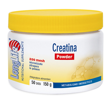 LONGLIFE CREATINA MICRONIZZATA 200 G - Antica Farmacia Ferrari