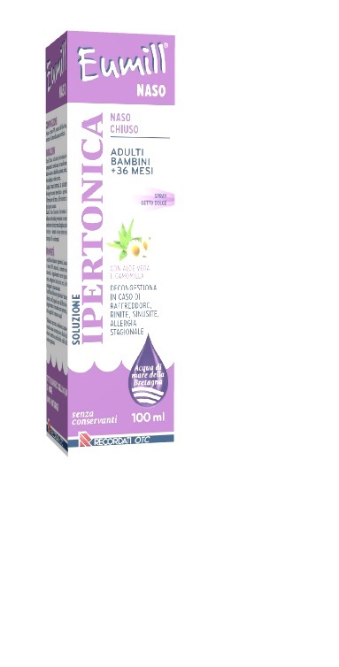 EUMILL NASO SPRAY SOLUZIONE IPERTONICA 100 ML - Antica Farmacia Ferrari