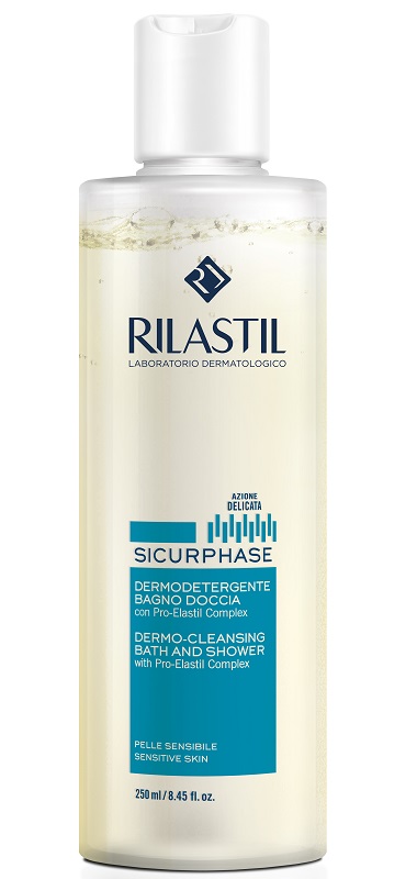RILASTIL SICURPHASE DERMODETERGENTE BAGNO DOCCIA 250 ML - Antica Farmacia Ferrari
