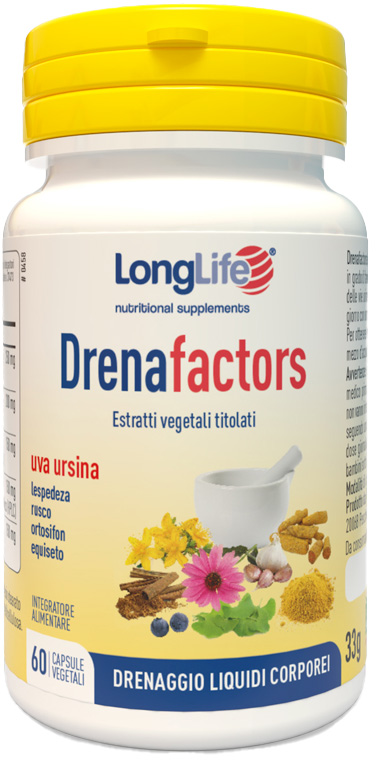LONGLIFE DRENAFACTORS 60 CAPSULE - Antica Farmacia Ferrari