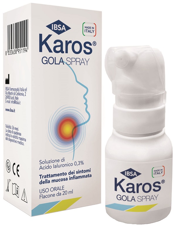 KAROS SPRAY ORALE 0,3% 20 ML - Antica Farmacia Ferrari