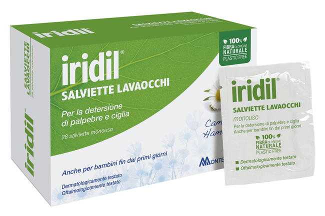 IRIDIL SALVIETTINE LAVAOCCHI 28 PEZZI - Antica Farmacia Ferrari