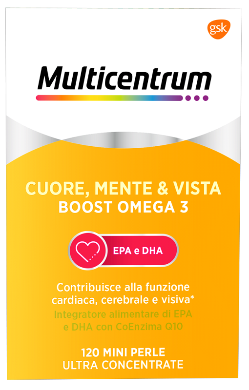 MULTICENTRUM MY OMEGA3 120 MINI PERLE - Antica Farmacia Ferrari