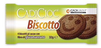 CADICIOC BISCOTTO CACAO 4 PEZZI 8 G - Antica Farmacia Ferrari