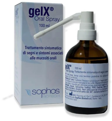 GEL SPRAY ORALE PER TRATTAMENTO SINTOMATICO SEGNI E SINTOMI ASSOCIATI ALLE MUCOSITI ORALI - Antica Farmacia Ferrari