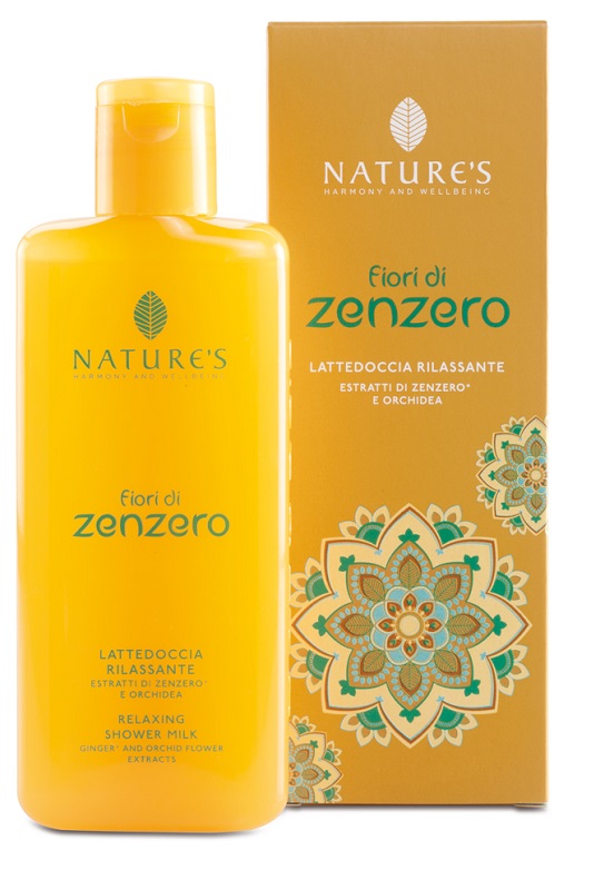 NATURES FIORI DI ZENZERO LATTEDOCCIA RILASSANTE 200 ML - Antica Farmacia Ferrari