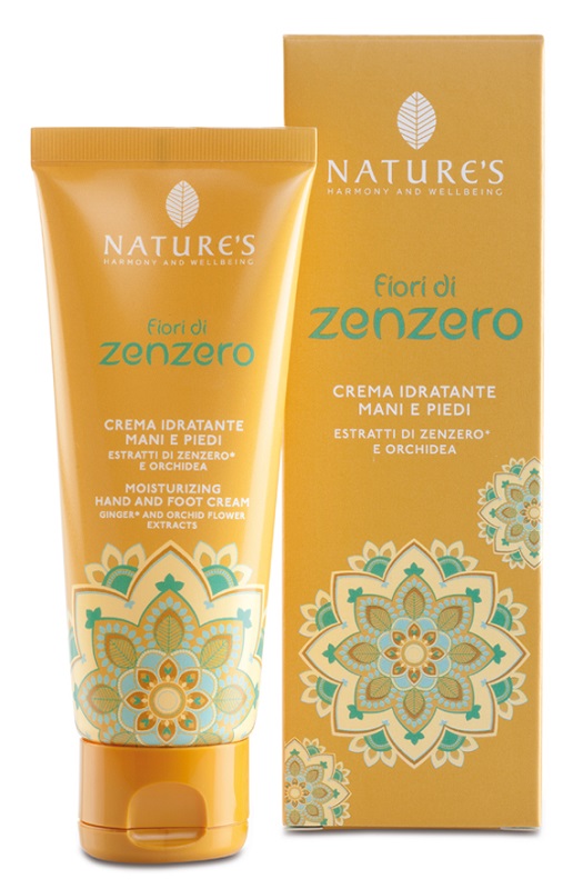 NATURES FIORI DI ZENZERO CREMA IDRATANTE MANI E PIEDI 75 ML - Antica Farmacia Ferrari