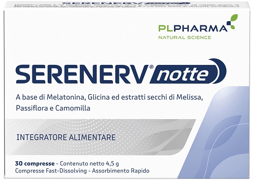 SERENERV NOTTE 40 COMPRESSE 0,8 MG - Antica Farmacia Ferrari