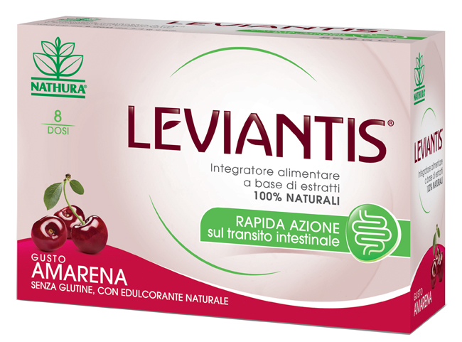 LEVIANTIS SENZA GLUTINE GUSTO AMARENA 8 DOSI / 16 BUSTE - Antica Farmacia Ferrari
