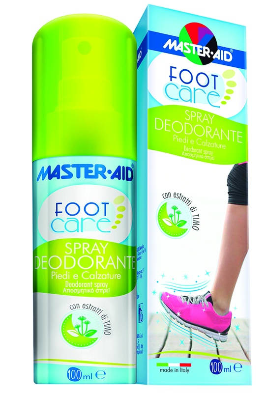 MASTER-AID FOOT CARE SPRAY DEODORANTE 100 ML - Antica Farmacia Ferrari