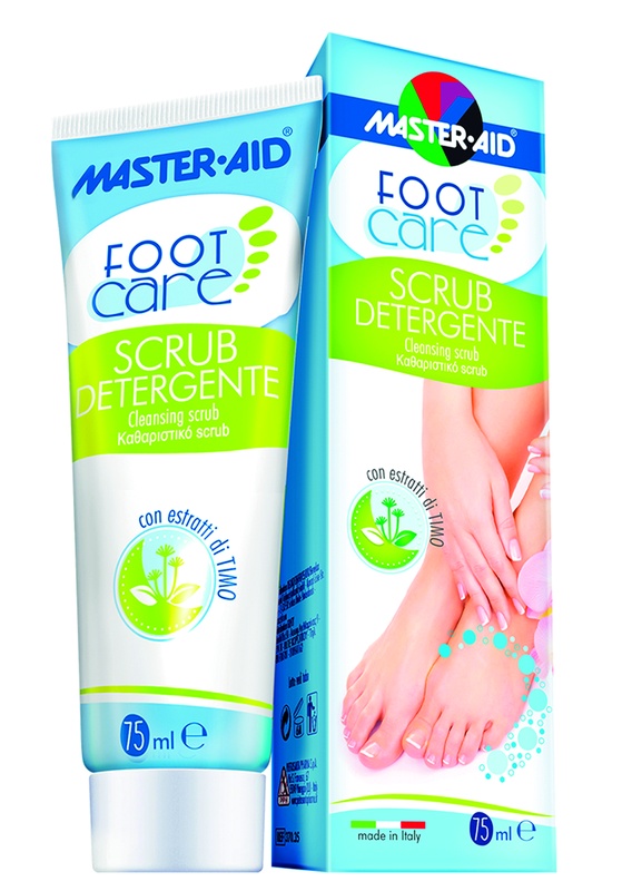 MASTER-AID FOOTCARE DETERGENTE SCRUB PER PIEDI 75 ML L4 - Antica Farmacia Ferrari