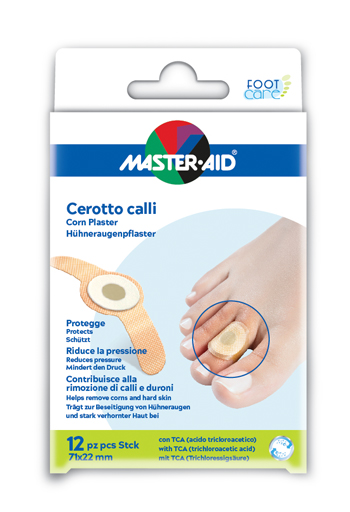 MASTER-AID CEROTTO CALLIFUGO FOOT CARE 71X22 MM 12 PEZZI - Antica Farmacia Ferrari